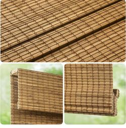 Cordless Bamboo Shades/blinds 45.5" W x 64" H
