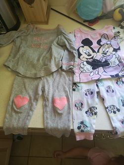 Baby girls pjs 12 months