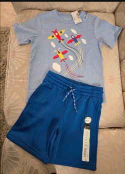 Boy's Shorts And Tee Set Size 4T