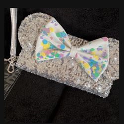 Disney Loungefly  🎉 9” Clutch/Wallet “GORGEOUS!” Matching Backpack in PROFILE 😍(Price Is Firm) 