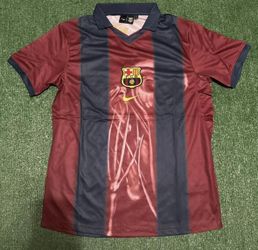 Vintage Travis Scott x FC Barcelona Retro Cactus Jack Baggy Home Jersey