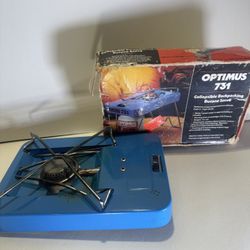 Blue Optimus 731 Collapsible Backpacking Butane Stove
