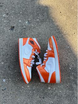 JORDAN 1 METALLIC ORANGE SZ 11 NO BOX