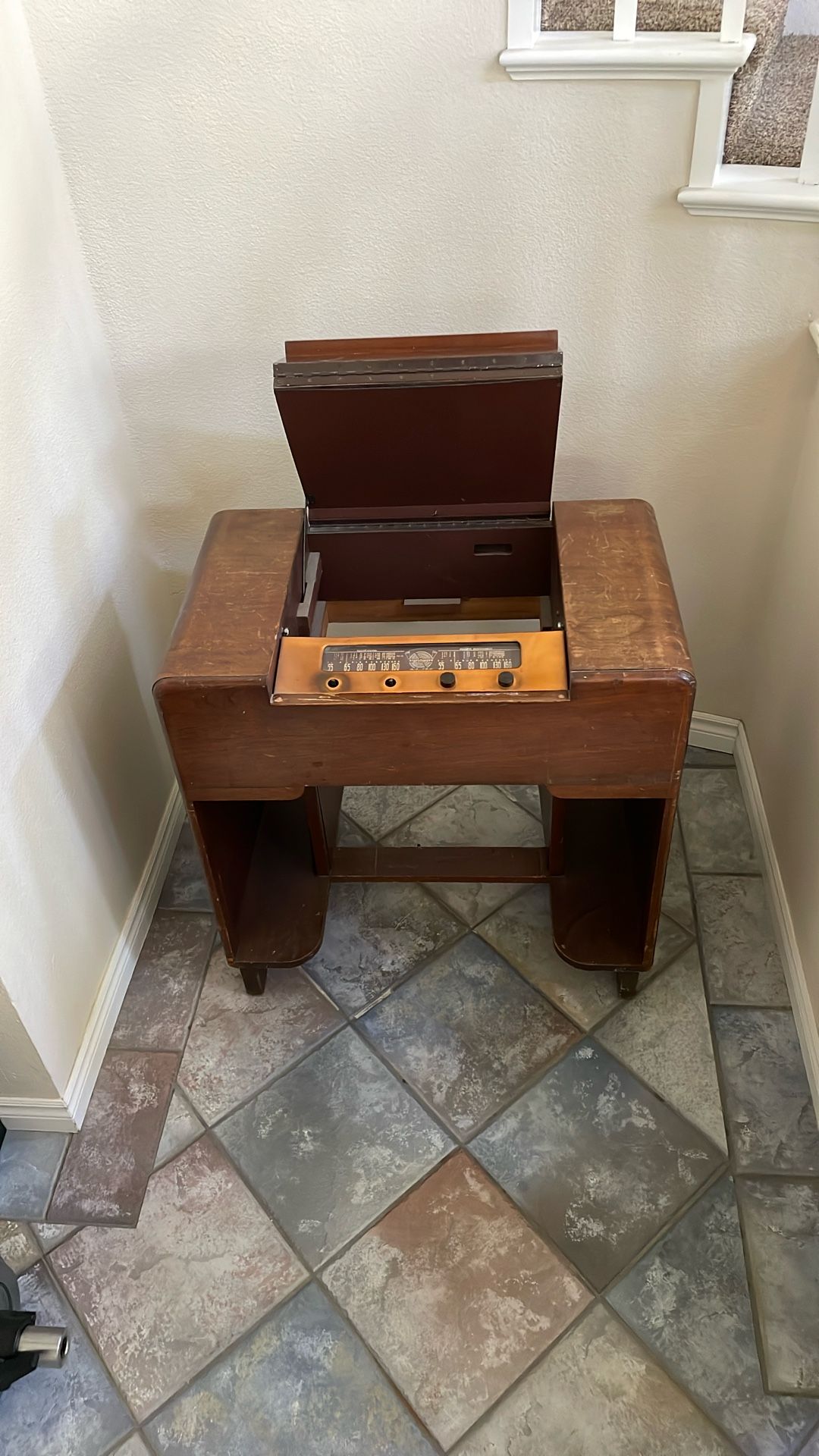 Antique Radio Cabinet