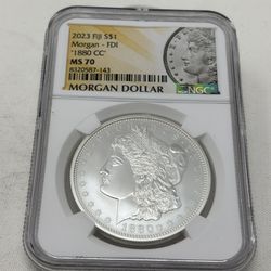 1880 Carson City by Fiji NGC graded MS 70