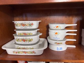 Corning Ware - La Marjolaine Set of 9