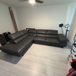 Copenhagen leather sectional