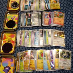 Pokemon card collection found cleaning out a locker no offers no trades 75th Ave Indian School serious buyers only please