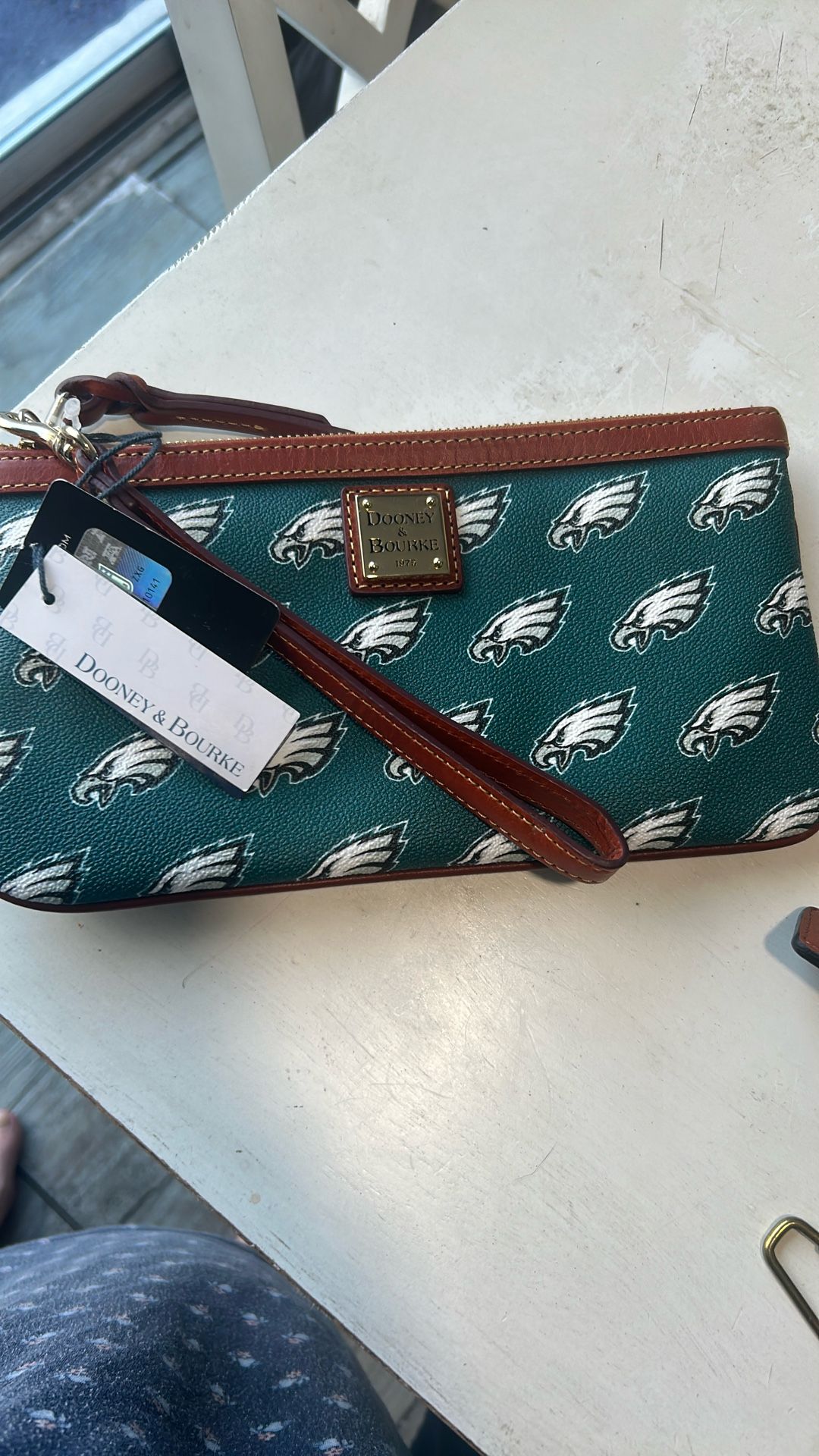 Dooney And Bourke Philadelphia Eagles Wristlet