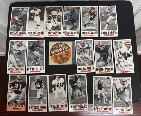 Cleveland Browns Sports Cards and Vintage Sticker just $5 for All