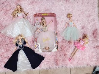 Barbies collectors edition barbies good condition one in box $40 takes all of them together in a set