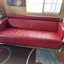 Designer Red Leather Set