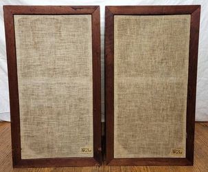 Pair Acoustic Research AR3a AR-3A Speakers Solid Wood Cabinet, Tested!