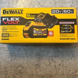 Dewalt Flex Volt 6ah Battery & Charger Kit 