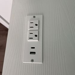 Bed Frame metal loft bed with a built-in desk, shelving unit, and LED lights