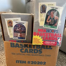 Factory Sealed 89-90 NBA Hoops Basketball Case