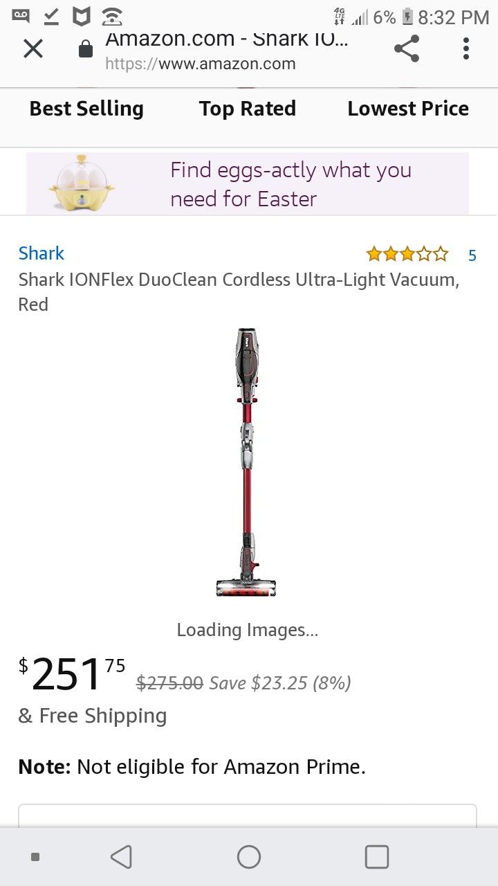 Shark IONFlex DuoClean Cordless Ultra-Light Vacuum