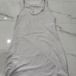 White Sleeveless Dress