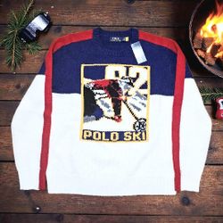 Polo Ralph Lauren 92 Ski Knit Sweater Large 