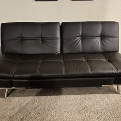 Leather Futon Couch