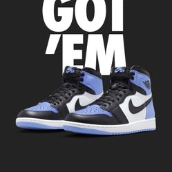 Jordan 1 UNC Toes Size 11
