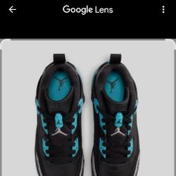 Jordan Black And Blue Spizikes Size 6