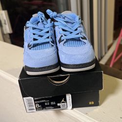 Jordan 4 Retro UNC (University Blue) – Toddler Size 8C – Deadstock