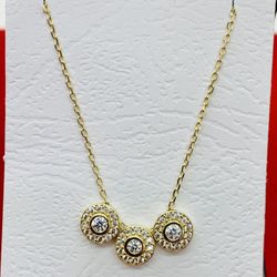 14k Soild Gold Chain With Pendant 