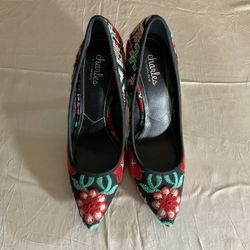 Charles David Addie black Leather -Size 7 1/2 M