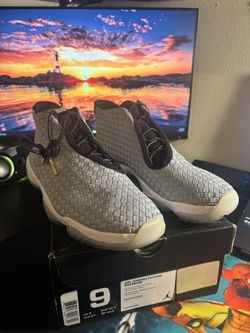 Jordan Future PREMIUM metallic Silver Size 9