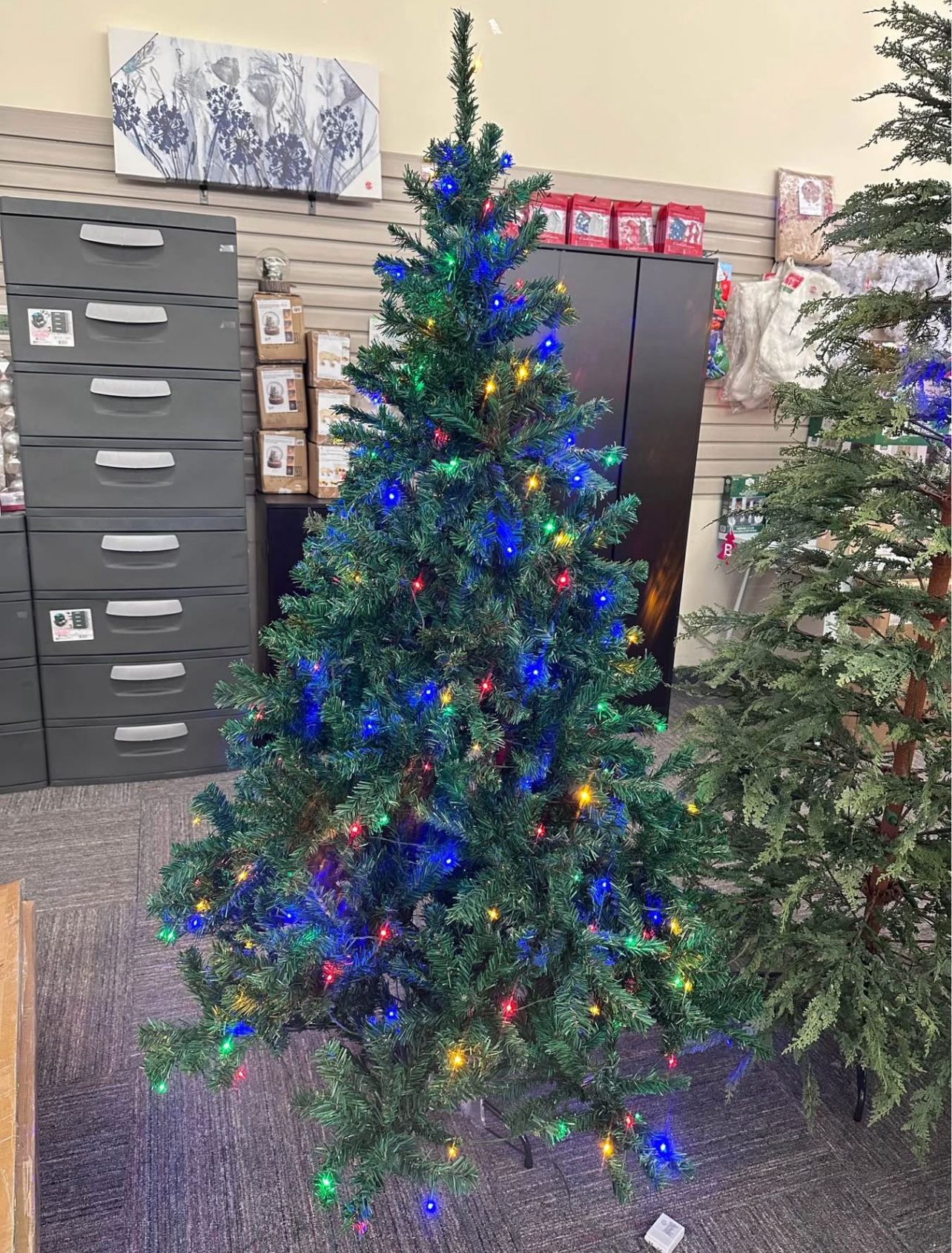 6 FT Green Artificial Christmas Tree β Color Changing + Remote Control β’ NEW β¨π