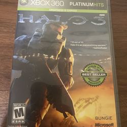 Halo 3 Classic Microsoft Xbox 360 Excellent Quality Disc Platinum Hits Edition