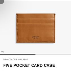 Shinola 5 Pocket Card Case / Wallet