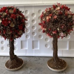 German Single Ball Topiary Tree Decoration