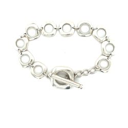 T&Co. 925 Circle Link Toggle Bracelet