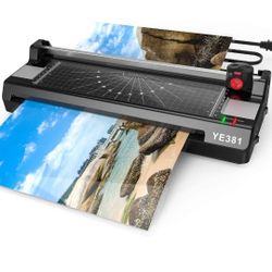 Laminator Machine for A3/A4/A6, YE381 Thermal Laminating Machine for Home Office School Use with 50