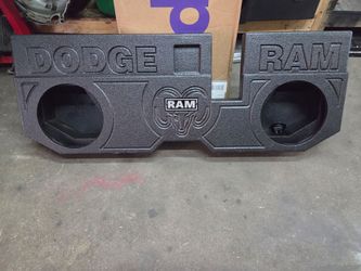 Custom dodge ram Subwoofer box 8, 10, 12 inch Ported