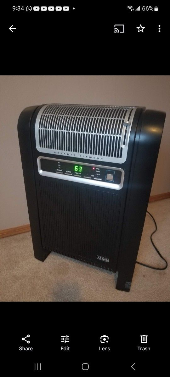 Cyclonic Ceramic Space Heater