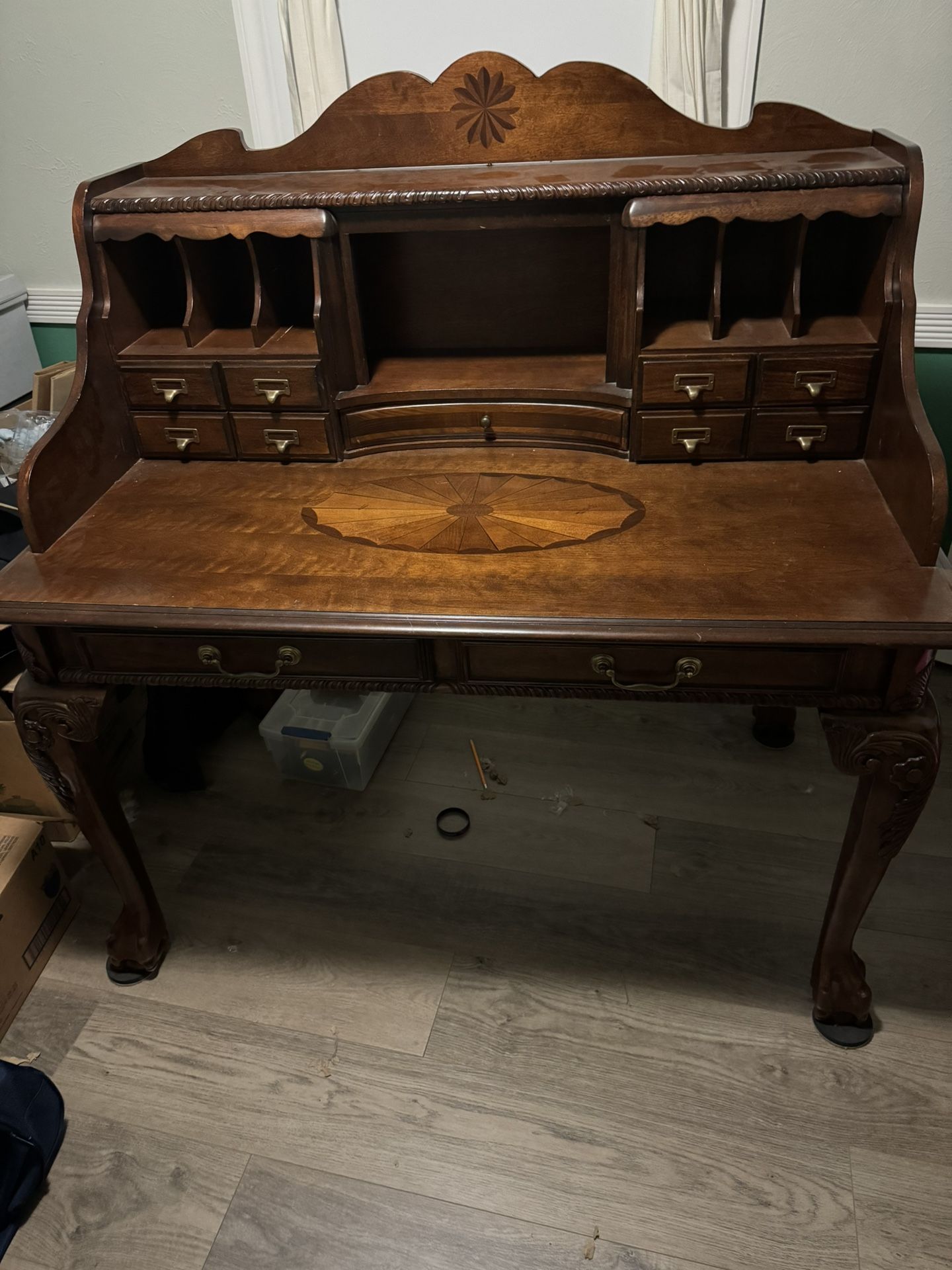 Secretary Brown Cherry Desk