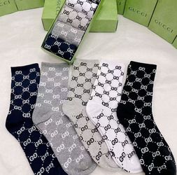 Gucci Designer Socks 5-Pack