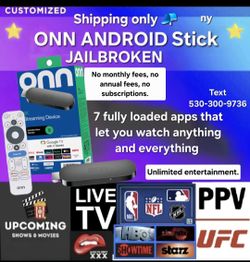 Get It All Onn Android Box, Plug And Get Everything..New york