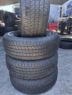 4 semi New Tires 275/65r18 Goodyear 🤑 free Installation and balance ‼️ 90%tread