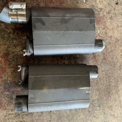 Flowtech 3” Mufflers Cutout Style