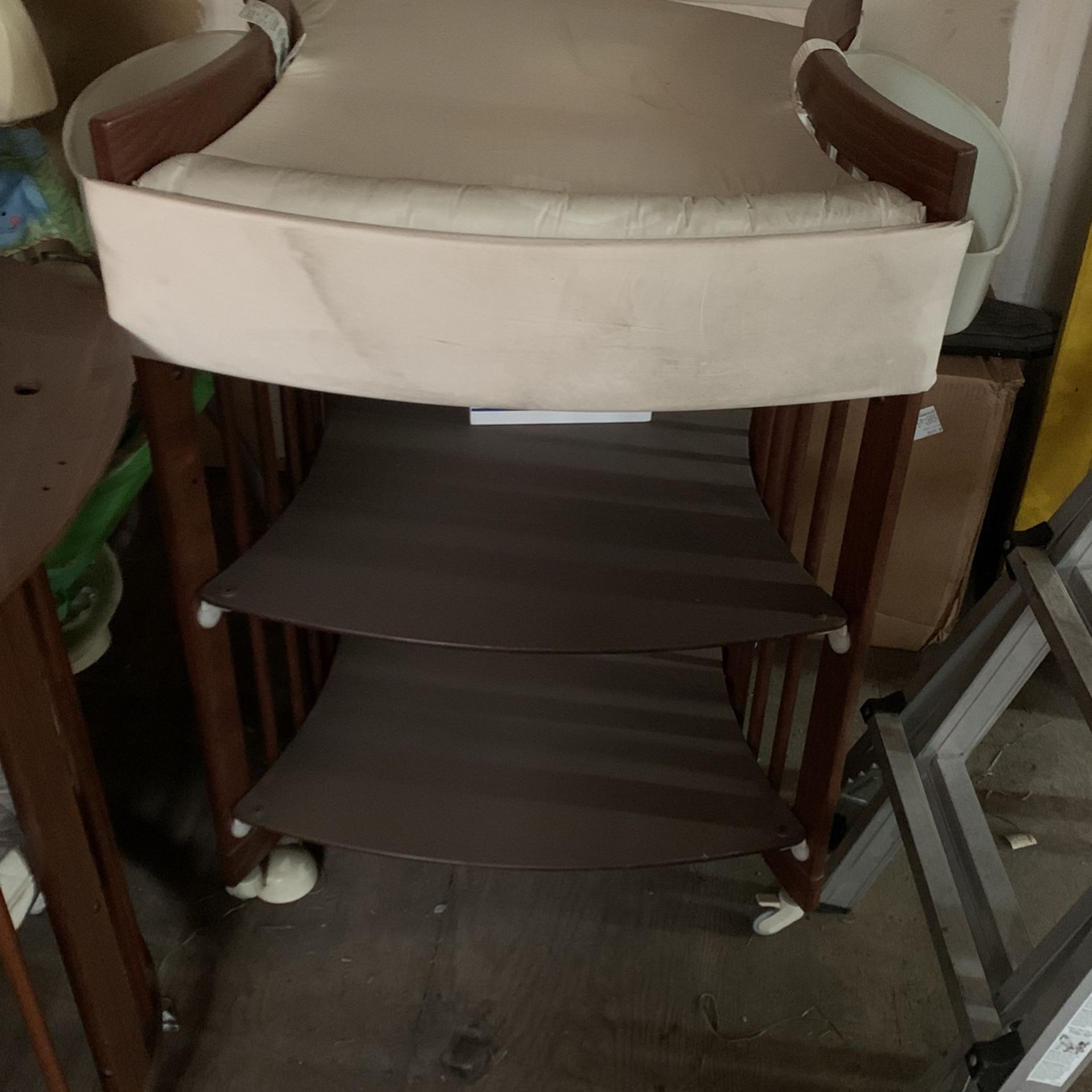 Stokke Sleepi Crip And Stokke Care Changing Table