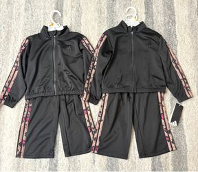 Adidas girls toddler tracksuit outfits size 3T & 4T