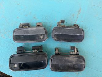 96-02 Toyota 4runner 4 Door Handles Black OEM