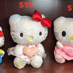 Hello kitty plushies