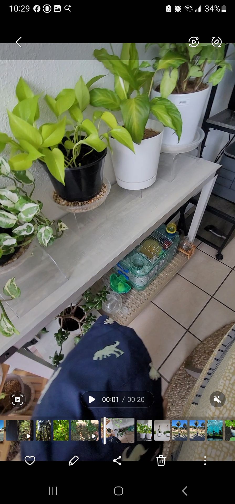 Gray console/ entry table