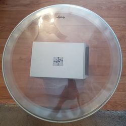 LUDWIG#26"clear bass drum head & inner tone enhancing ring