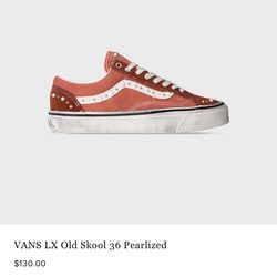 Vans LX Old Skool 36 Pearlized size 10 Rust bronze brown